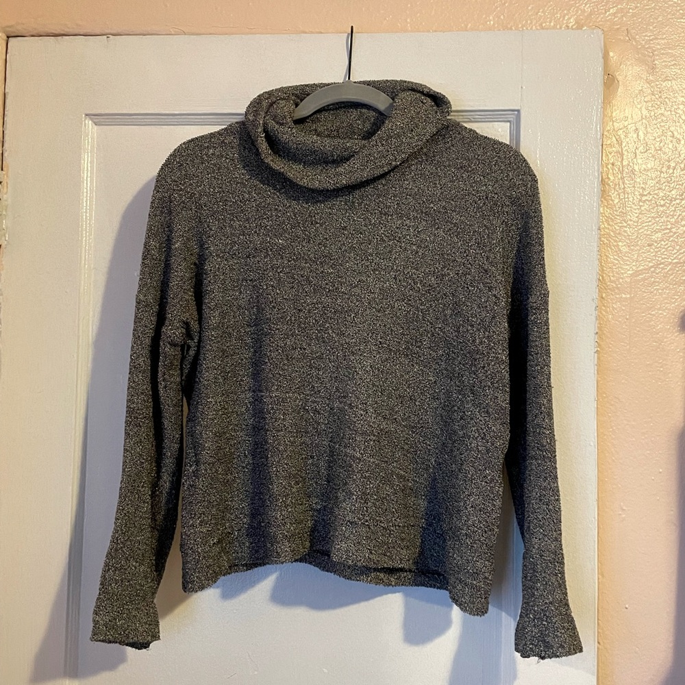 Madewell Cropped Cowl Neck Sweater